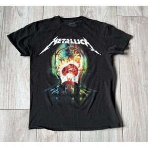 Metallica Hardwired To Self-Destruct Graphic T-Shirt Size M Black Cotton
